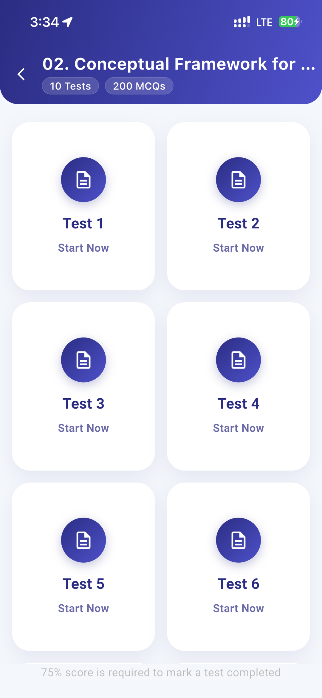 Conferenza MCQ screenshot 3